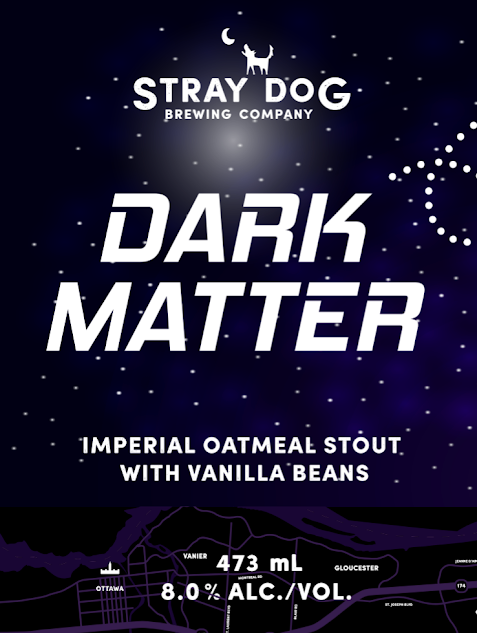 Dark Matter - Imperial Oatmeak Stout with Vanilla Beans - 8.0% abv