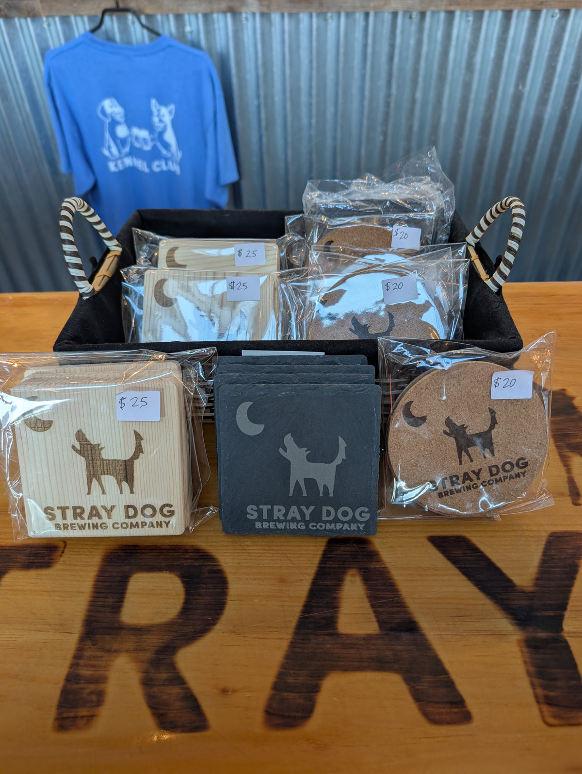 Stray Dog Branded Coasters
