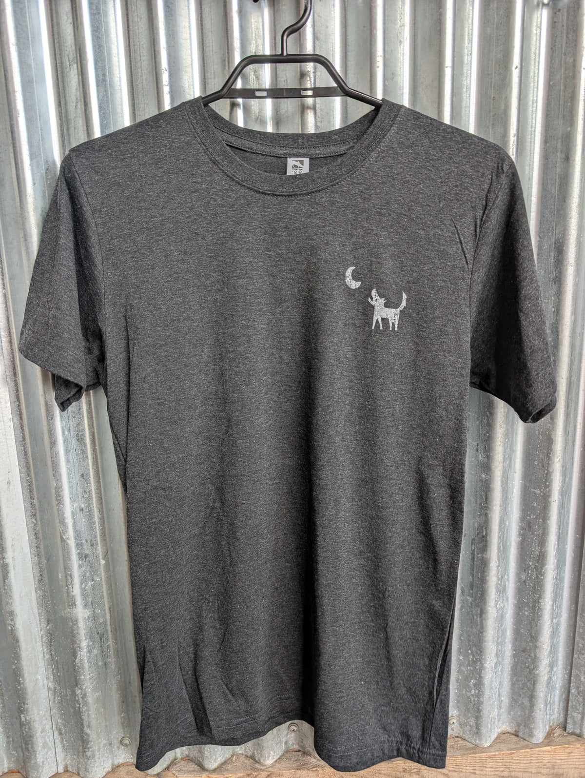 Distressed Vintage Style Black T-shirt
