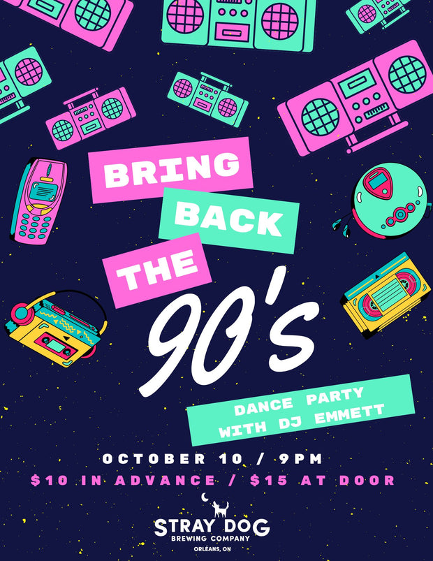 90's Dance Party with DJ Emmett