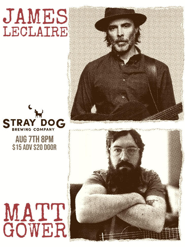 SDBC Taproom Concerts Presents James Leclaire and Matt Gower