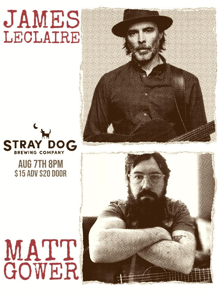 SDBC Taproom Concerts Presents James Leclaire and Matt Gower