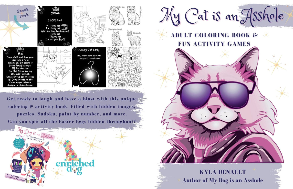 My Cat is an Asshole  - Colouring Book