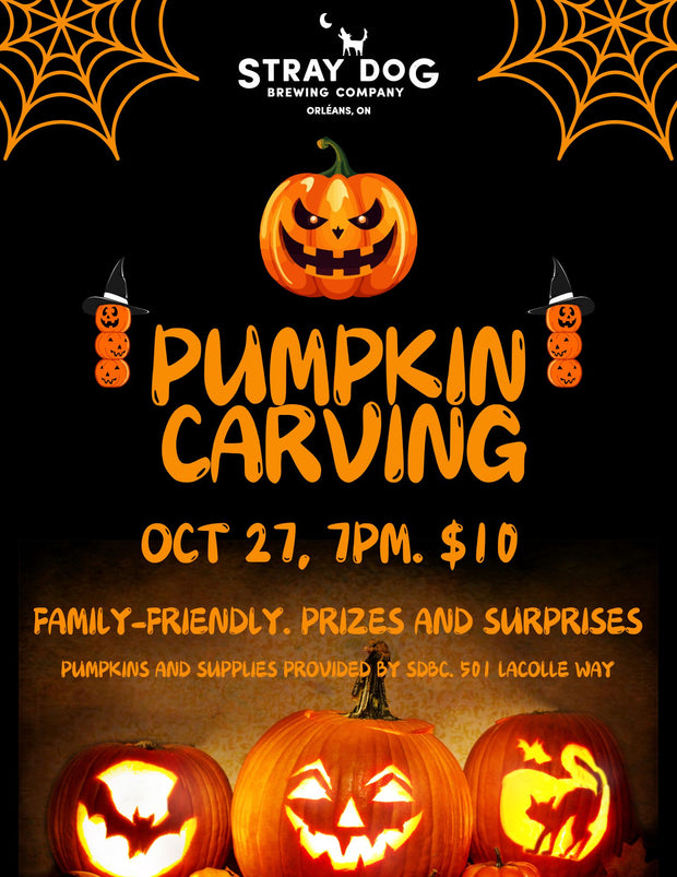 Pumpkins and Pints - Pumpkin Carving Evening