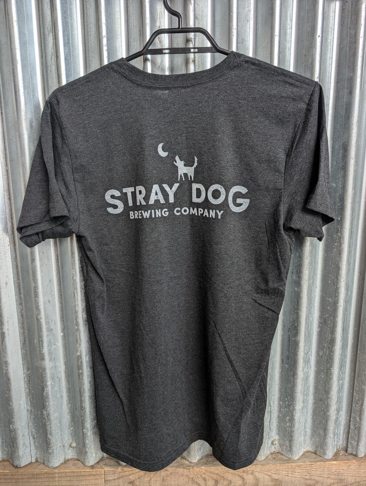 Distressed Vintage Style Black T-shirt