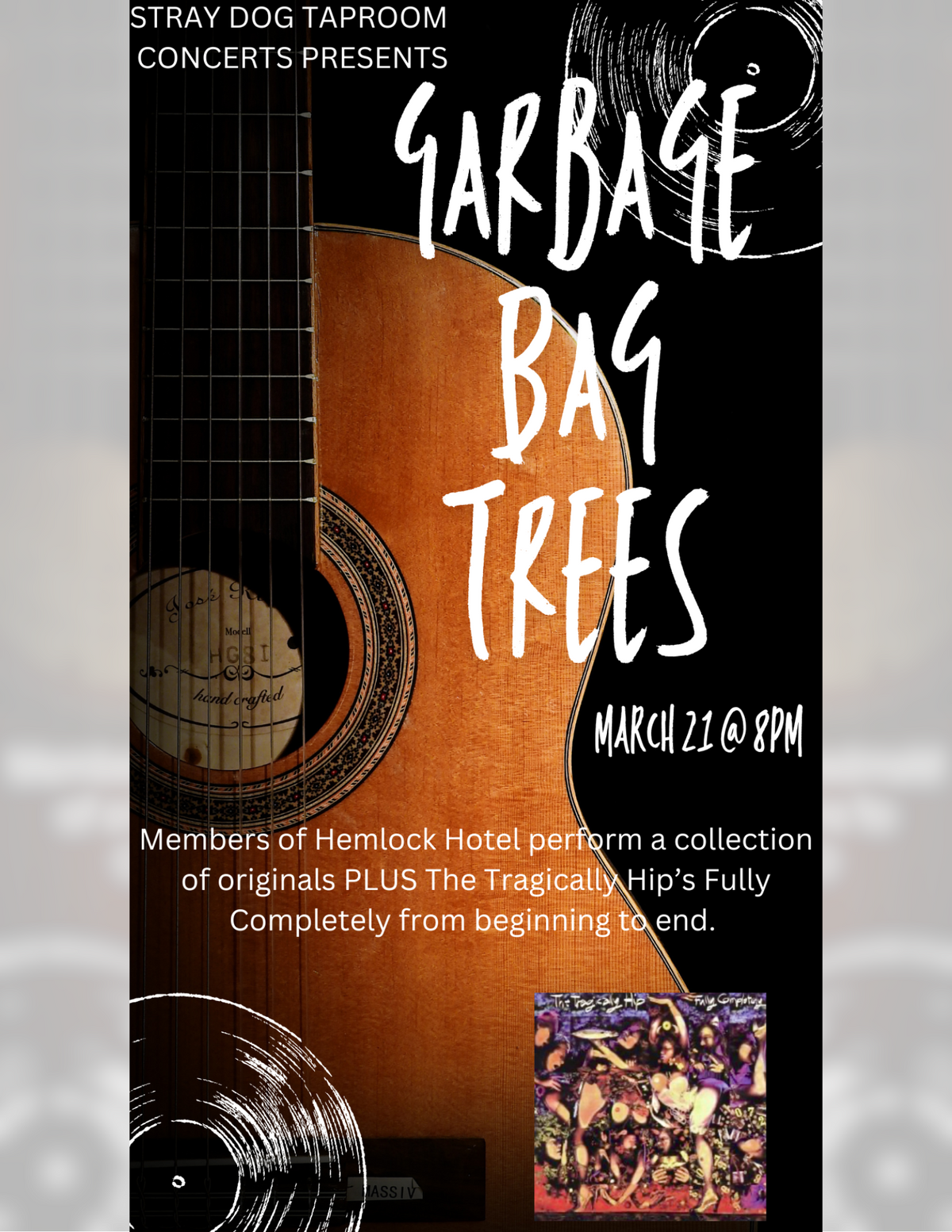 SDBC Taproom Concerts Presents - Garbage Bag Trees