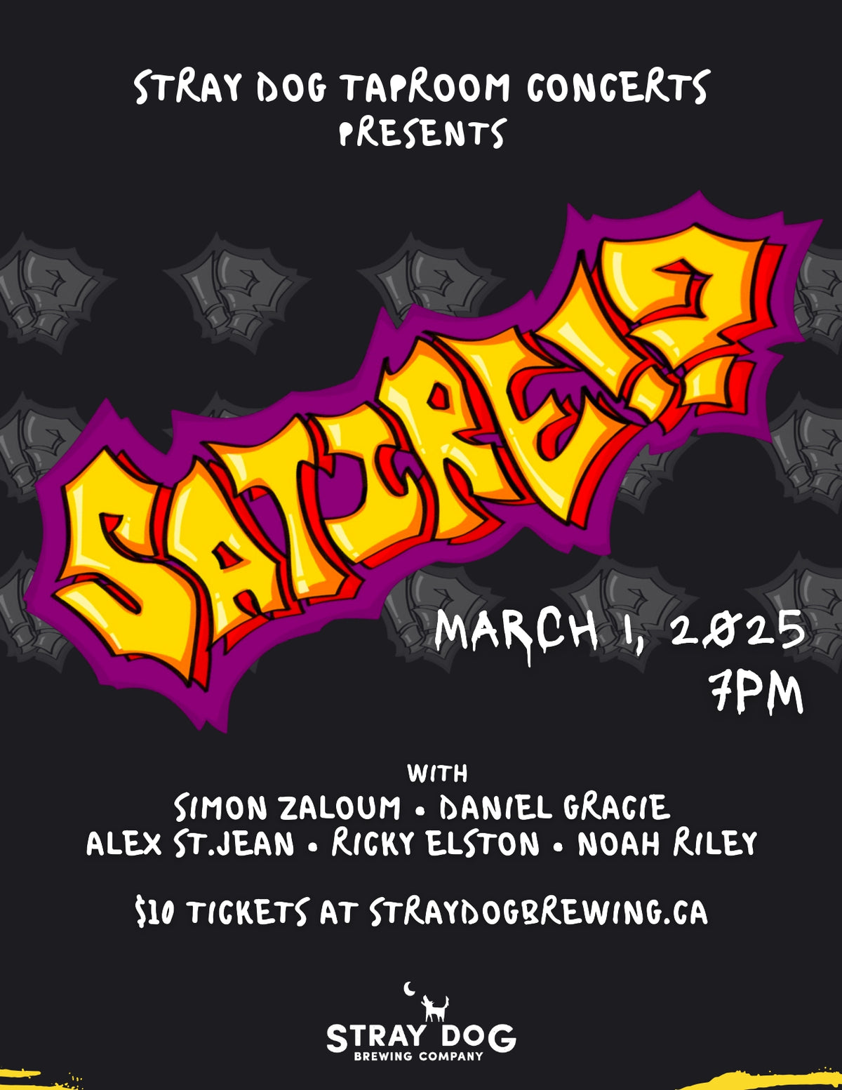 SDBC Taproom Concerts Presents - Satire!?