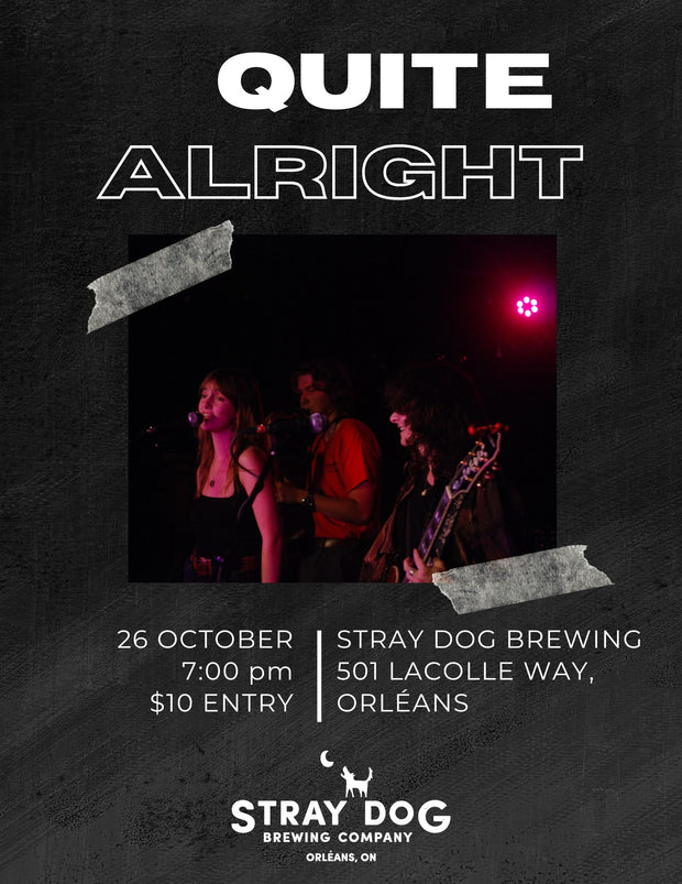 SDBC Taproom Concerts Presents - Quite Alright
