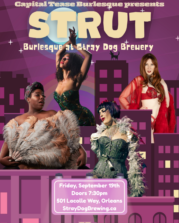 SDBC Taproom Shows and Capital Tease Presents - Strut Burlesque, Sept 19