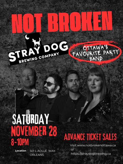 SDBC Taproom Concerts Presents Not Broken