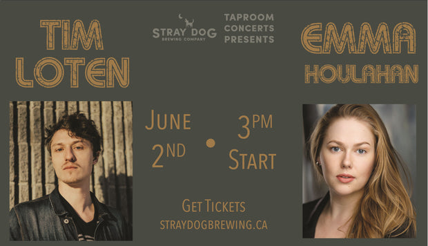 SDBC Taproom Concerts Presents - Tim Loten and Emma Houlahan