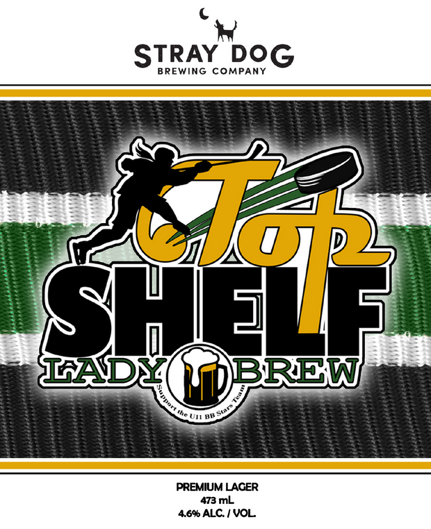 Top Shelf - Premium Lager 4.6% abv, 473ml can
