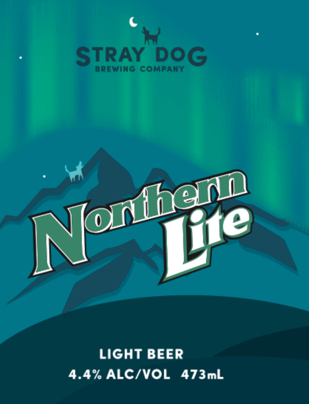 Northern Lite - Light Beer 4.4% abv, 473ml can  Light, crisp, bready, refreshing